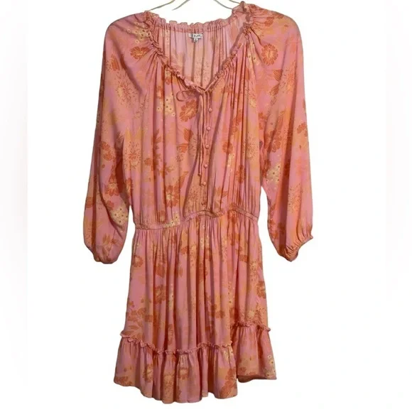 Z Supply Montecito Floral Dress In Sunkist Floral. Size Large GUC - Picture 2 of 14